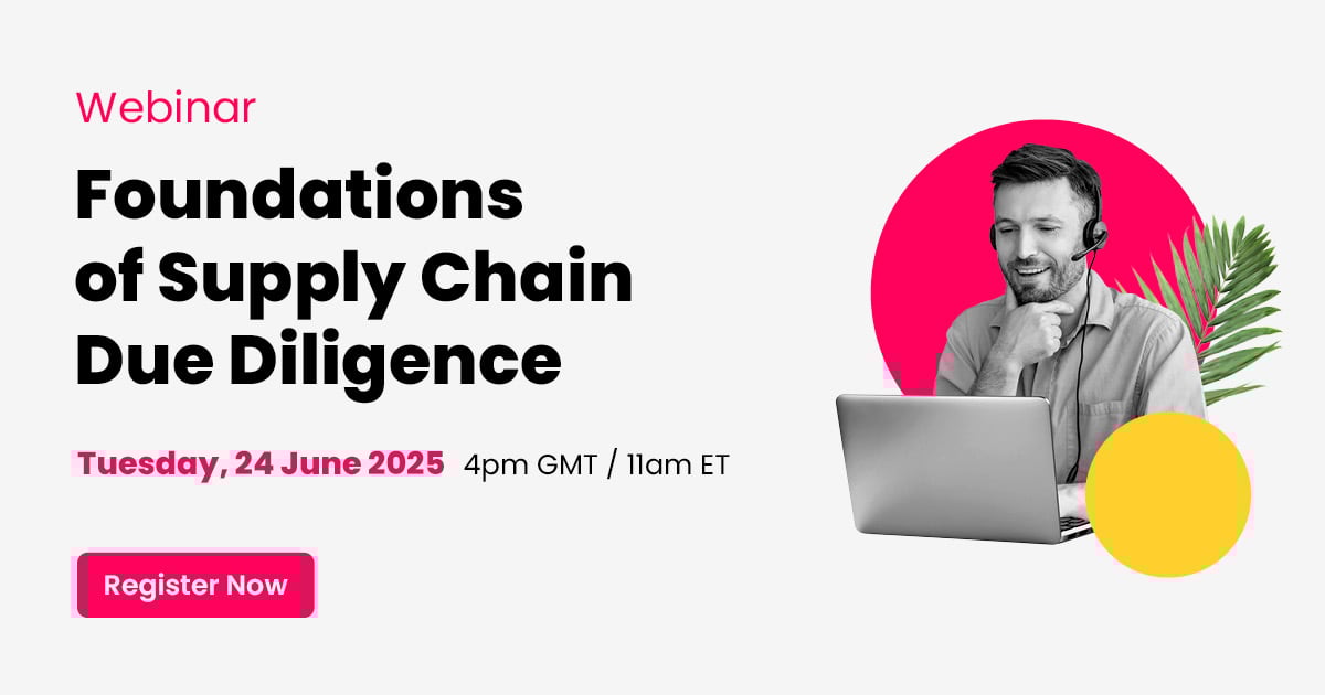 Foundations Of Supply Chain Due Diligence Webinar Popup Banner